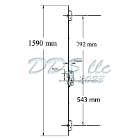 G-U Secury Automatic Multipoint Door Lock 854-16248 1