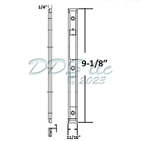 GU Latch and Deadbolt Strike Plate Raised 854-16711 1