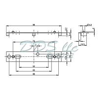 GU Bullet Door Catch Plastic Shim 854-16945
