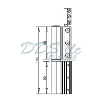 Giesse Flash XXL Door Hinge 856-10008 1