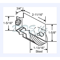 Arcadia Patio Door Roller 9-207N 1