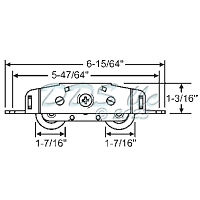 Truth Tandem Patio Door Roller 9-274ss