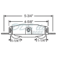 Tandem Sliding Patio Door Roller 9-310npb