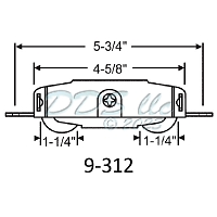 Tandem Patio Door Roller 9-312 2