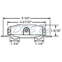 Truth Tandem Patio Door Roller 9-355 1