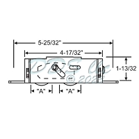 Tandem Sliding Door Roller 9-397ss 1