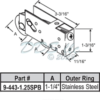 Nu-Air Patio Door Roller 9-443-1.25SPB 1