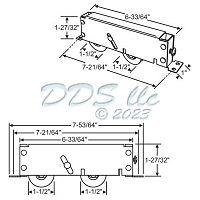 Tandem Patio Door Roller 9-474ss 1