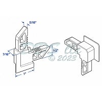 Silverline Window Screen Corner 90-2008W