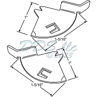 Knife Latch Set 90-382A 1