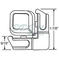 Window Screen Corner with Pull Tab 90-437L