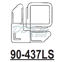 Window Screen Corner with Pull Tab and Stop 90-437LS