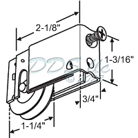 Patio Door Roller-NU-AIR 900-10106ss 2
