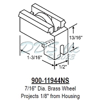 Sliding Window Roller 900-11944NS 1