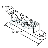 Sliding Window Rollers 900-15615 1