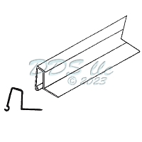 Snap In Vinyl Glazing Bead 900-16225BG