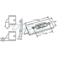 Window Tilt Latch Set 900-16267A 1