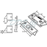 Window Tilt Latch Set 900-16281WA