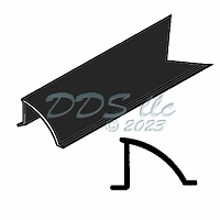 Vinyl Window Glazing Bead 900-16422BK