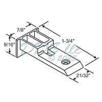 Alcan Norandex Window Sash Guide 900-18140W 1