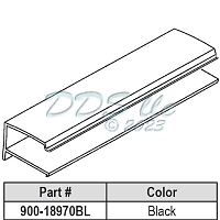 Snap In Vinyl Glazing Bead 900-18970BL