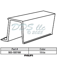 Snap In Vinyl Glazing Bead 900-18974W