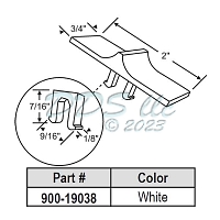 Window Tilt Latch Slide Button 900-19038 1