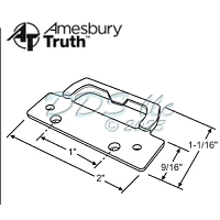 Truth Face Mount Window Keeper 900-19782W 1