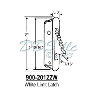 Window Limit Latch Stop 900-20122W 1