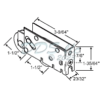 PGT Tandem Patio Door Roller 900-22693N