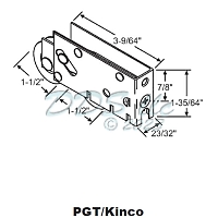 PGT Tandem Patio Door Roller 900-22693SS 1