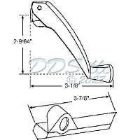 Pella Folding Handle And Cover Champagne 900-8869CH-F 1