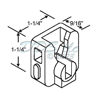 62 Series Window Pivot Lock Shoe 900-9312A