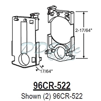 96CR Roller Tilt Constant Force Balance System Locking Case Halves 96CR-522 1