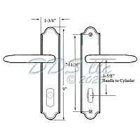 Torino Active Handle Set 854-16115 1