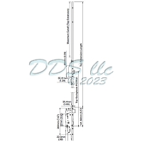 Hoppe HLS7 Top Multipoint Extension Two Swinghooks 11507226 1