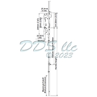 Hoppe HLS-7 Lock Gear with Lower Tongue LH 2661101 1