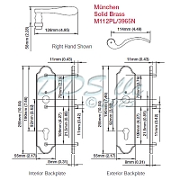 Hoppe Munchen Active Handle Set 2422071 2