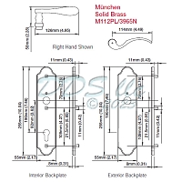 Hoppe Munchen In Active Handle Set 2422231 2