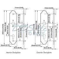 Hoppe Swing Door Handle Brushed Chrome New Orleans 2431710 1