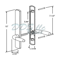 Ashland Evolution Passive Door Handle Brushed Chrome 55-123BC 1