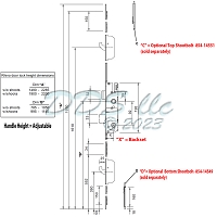 GU Rhinobolt Hook Door Lock 854-12375 1