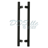 Matte Black 48 Inch Door Handle Pull Set SH-PRO-316-LPH-B-48