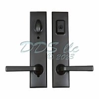 Trilennium Rectangle Multipoint Door Handle Set 56-40073-VBR