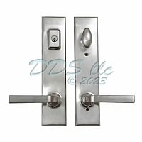 Trilennium Rectangle Multipoint Door Handle Set 56-40073-SN