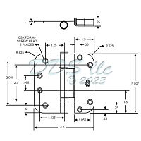 Adjustable Guide Hinge V400 56-125orbz 1