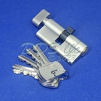 European Profile Key Cylinder Satin Nickel VT10029-SNK