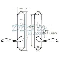 GU Venice Active Door Handle Set 854-16079 2