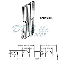 Non Tilt Window Jamb Liner 86C-34 1