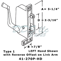 Yale - Ogron HD LH Awning Operator 41-270pw HD 2